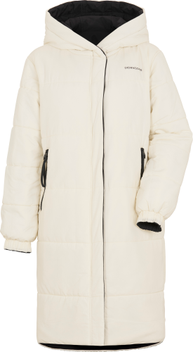 Didriksons Anna Reversible Women's Parka White Foam/Black