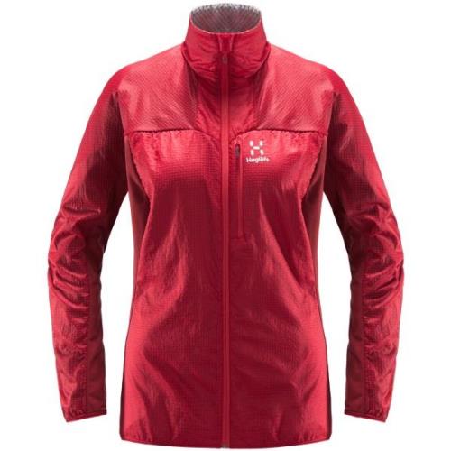 Haglöfs Summit Hybrid Jacket Women Hibiscus Red/Brick Red