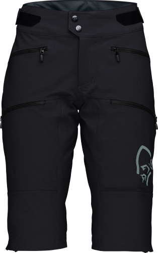 Norrøna Women's Fjørå Flex1 Heavy Duty Shorts Caviar/Castor Grey