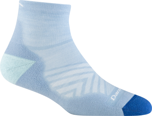 Darn Tough Women's Run 1/4 Ultra-Lightweight Cushion Running Sock  Sky