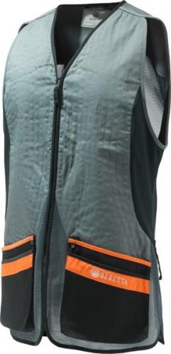 Beretta Men's Silver Pigeon Evo Vest Grey & Orange