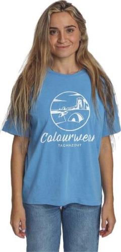 ColourWear Women's Surf Relaxed Tee Light Blue