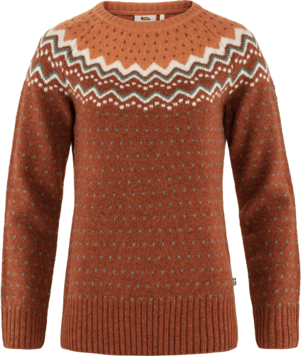 Fjällräven Women's Övik Knit Sweater Autumn Leaf/Desert Brown