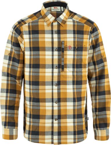 Fjällräven Men's Fjällglim Shirt Buckwheat Brown-Dark Navy