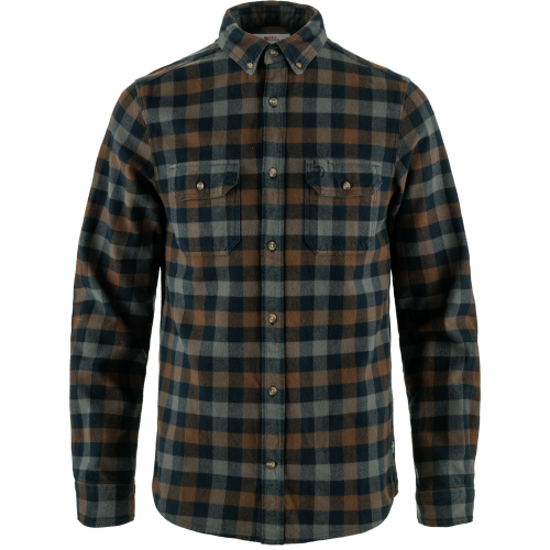 Fjällräven Men's Skog Shirt Dark Navy-Dark Oak