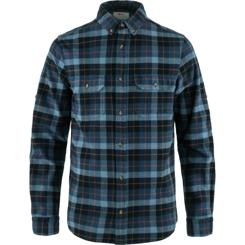 Fjällräven Men's Singi Heavy Flannel Shirt Dark Navy-Indigo Blue