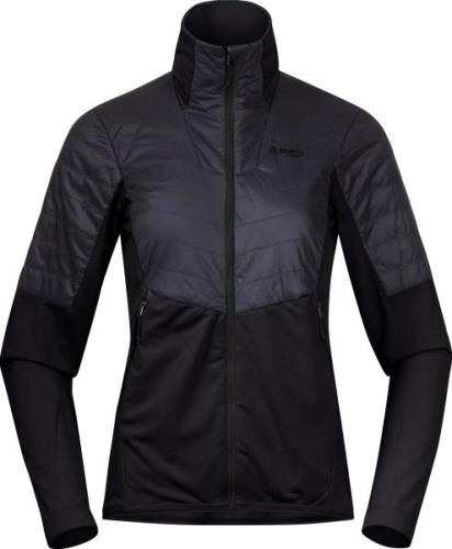 Bergans Women's Senja Midlayer Jacket Black/Solid Charcoal