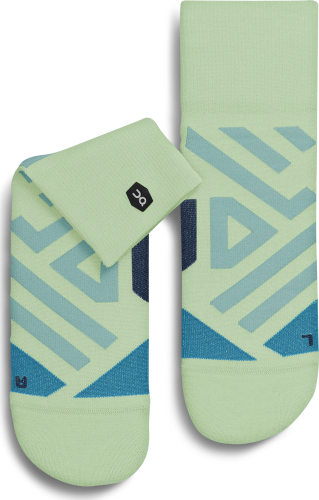 On Women's Performance High Sock Meadow/Niagara