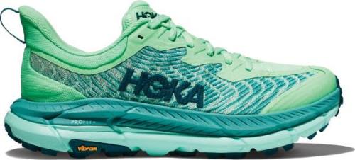 Hoka Women's Mafate Speed 4 Lime Glow / Ocean Mist