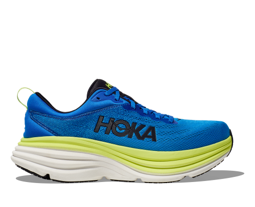 Hoka Men's Bondi 8 Electric Cobalt / Lettuce