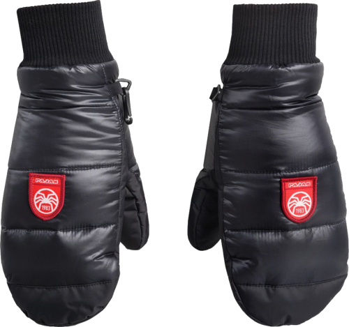 Pajak Unisex Down Mittens Black