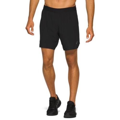 Asics Men's Road 2-in-1 7in Shorts Performance Black