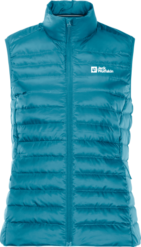 Jack Wolfskin Women's Pack & Go Down Vest Freshwater Blue