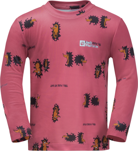 Jack Wolfskin Kids' Gleely Print Longsleeve Soft Pink 51