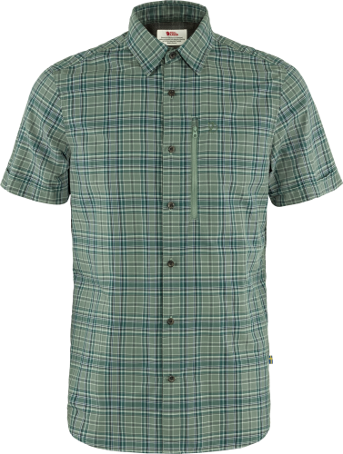 Fjällräven Men's Abisko Hike Shirt Shortsleeve Arctic Green/Patina Gre...