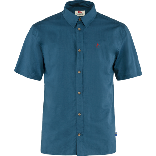 Fjällräven Men's Övik Lite Shirt Short Sleeve Uncle Blue