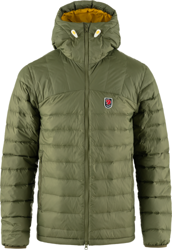 Fjällräven Men's Expedition Pack Down Hoodie Green-Mustard Yellow