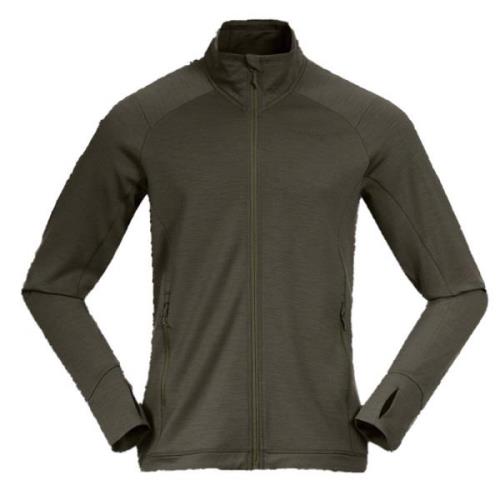 Bergans Men's Ulstein Wool Jacket Dark Green Mud