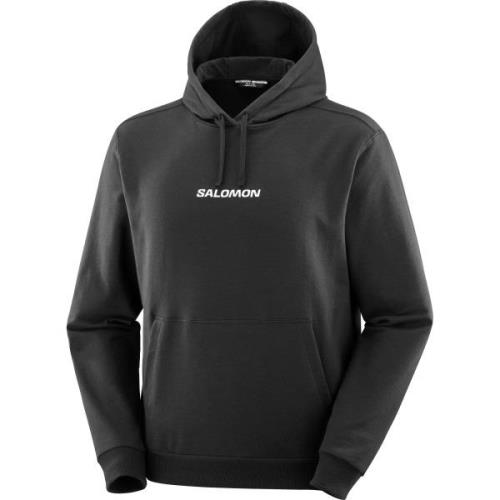 Salomon Men's Logo Pull Over Deep Black