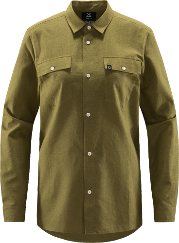 Haglöfs Women's Curious Hemp Shirt Olive Green