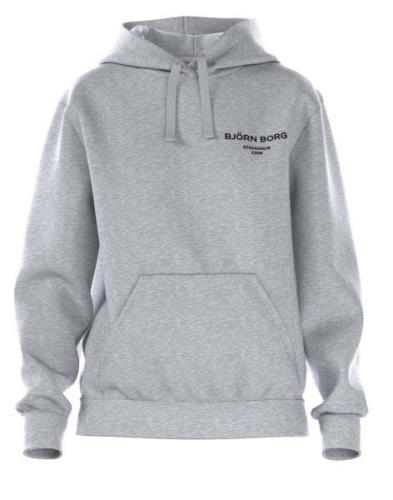 Björn Borg Women's Borg Essential Hoodie Light Grey Melange