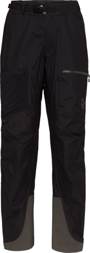 Norrøna Women's Lyngen Gore-Tex Paclite Overpants Caviar/Castor Grey