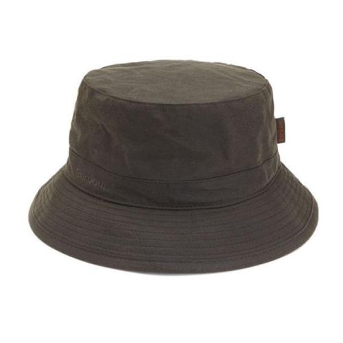 Barbour Unisex Wax Sports Hat Dark Olive