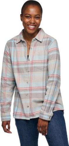 Black Diamond Women's Project Flannel Shirt Pewter-Belay Blue Plaid