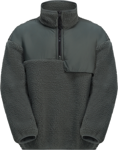 Jack Wolfskin Teens' Halfzip Fleece Slate Green