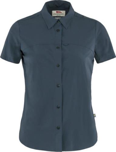 Fjällräven Women's High Coast Lite Shirt Short Sleeve Navy