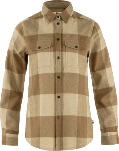 Fjällräven Women's Canada Shirt Buckwheat Brown-Light Beige