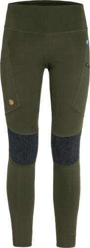 Fjällräven Women's Abisko Trekking Tights HD Deep Forest