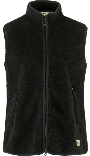 Fjällräven Women's Vardag Pile Fleece Vest Black