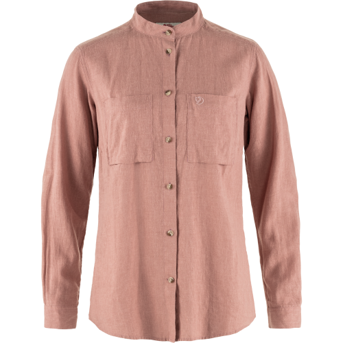 Fjällräven Women's Övik Hemp Shirt Long Sleeve Dusty Rose