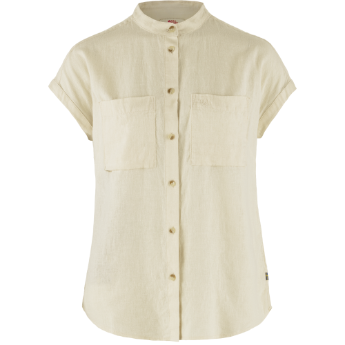 Fjällräven Women's Övik Hemp Shirt Short Sleeve Chalk White