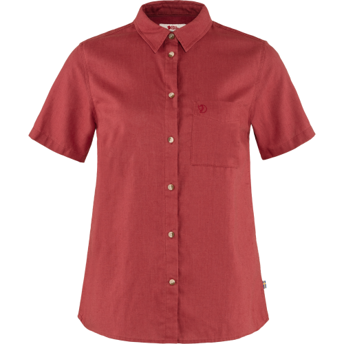 Fjällräven Women's Övik Travel Shirt SS Raspberry Red