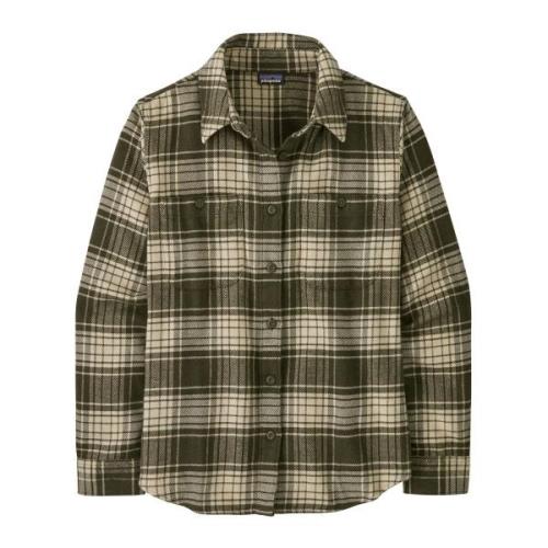 Patagonia Women's Fjord Flannel Shirt Cascade/Pine Needle Green