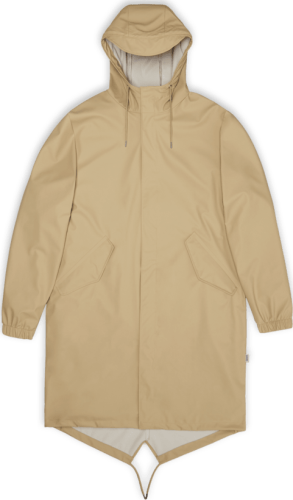 Rains Unisex Fishtail Parka Sand