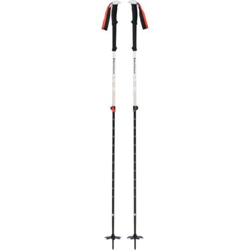 Black Diamond Expedition 2 Ski Poles Black/White/Red