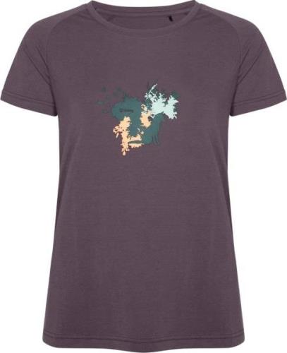 Urberg Women's Printed Tree Tee Huckleberry