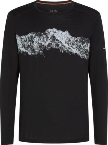 Icebreaker Men's Merino 200 Oasis Longsleeve Crewe Remarkables Midnigh...