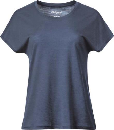 Bergans Women's Whenever Merino Tee Granite Blue