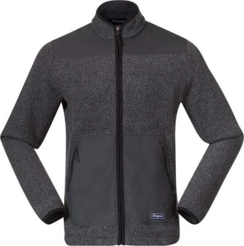 Bergans Men's Nordmarka Rewool Pile Midlayer Jacket Solid Dark Grey/Da...