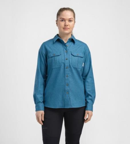 Aclima Women's ReBorn Woolshirt Blue Melange