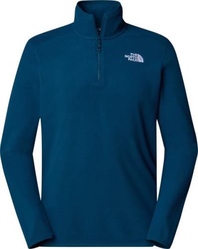 The North Face Men's 100 Glacier 1/4 Zip Fleece Midnight Petrol