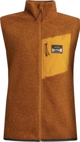 Lundhags Women's Flok Wool Pile Vest Dark Gold