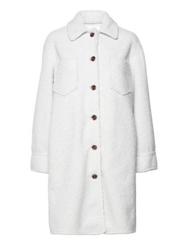 Diora Overshirt 13190 Outerwear Coats Winter Coats White Samsøe Samsøe