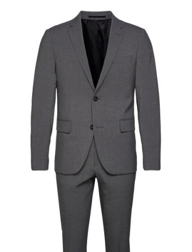 Plain Mens Suit - Normal Lenght Puku Grey Lindbergh