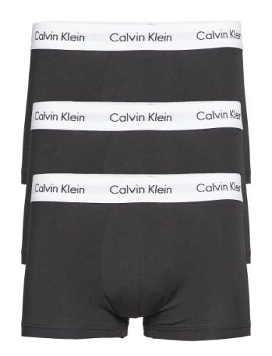 3P Low Rise Trunk Bokserit Black Calvin Klein
