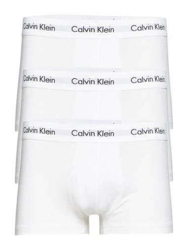 Low Rise Trunk 3Pk Bokserit White Calvin Klein